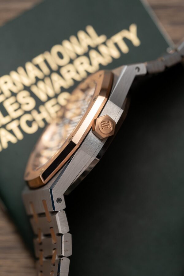 Audemars Piguet Royal Oak 15400 Demi Rose Watch 41mm - Image 3