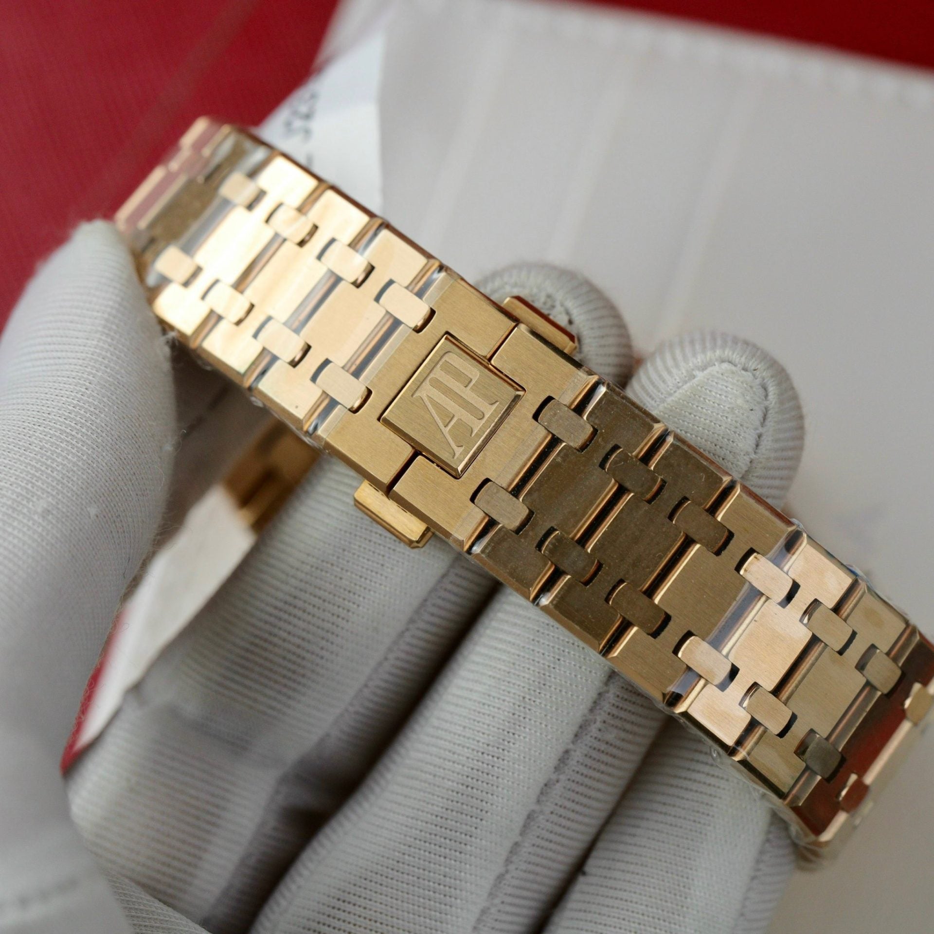 Audemars Piguet Watch Royal Oak 15400OR Moissanite Diamonds 41mm - Image 8