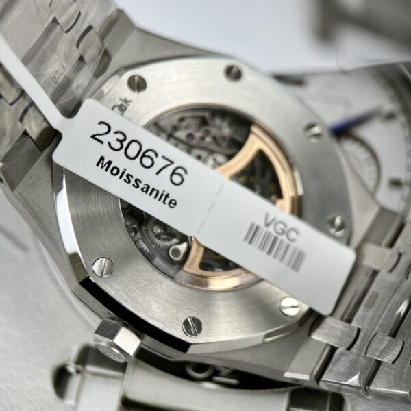 Audemars Piguet Royal Oak 15412BC Skeleton Moissanite Watch 41mm - Image 6