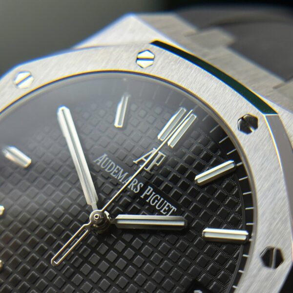 Audemars Piguet Royal Oak 15500 Watch Dial Black Rubber Strap 41mm - Image 6
