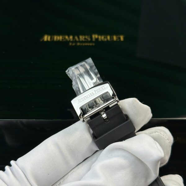 Audemars Piguet Royal Oak 15500 Watch Dial Black Rubber Strap 41mm - Image 14