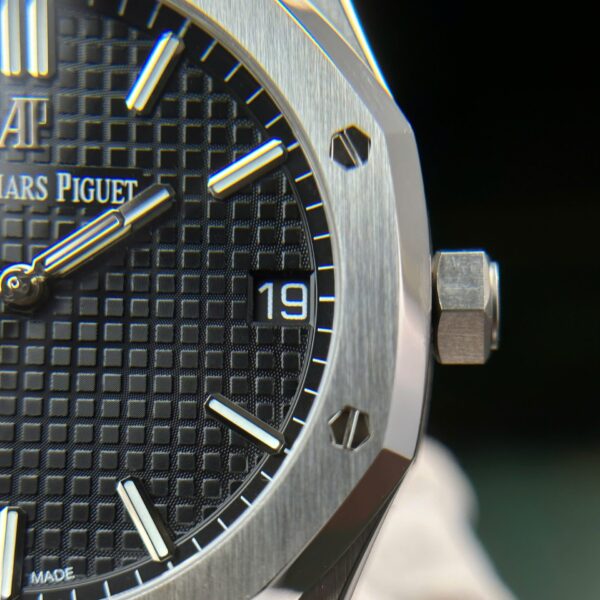 Audemars Piguet Royal Oak 15500 Watch Dial Black Rubber Strap 41mm - Image 7