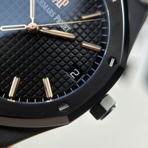 Audemars Piguet Royal Oak 15500 Watch Black Dial 41mm - Image 7