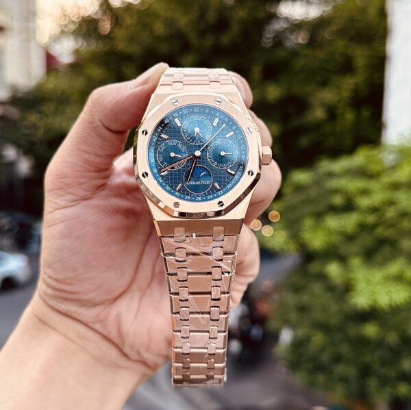 Audemars Piguet Royal Oak 26574OR Blue Dial Watch 41mm