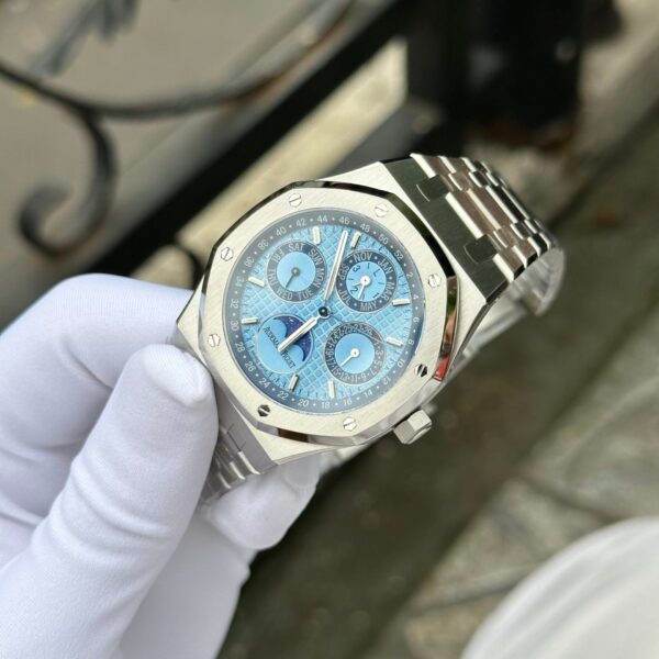 Audemars Piguet Royal Oak 26574ST Watch Blue Dial 41mm - Image 4