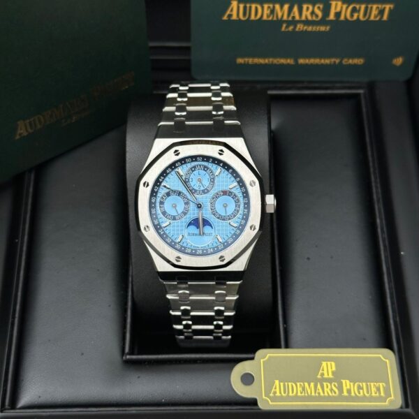Audemars Piguet Royal Oak 26574ST Watch Blue Dial 41mm - Image 3