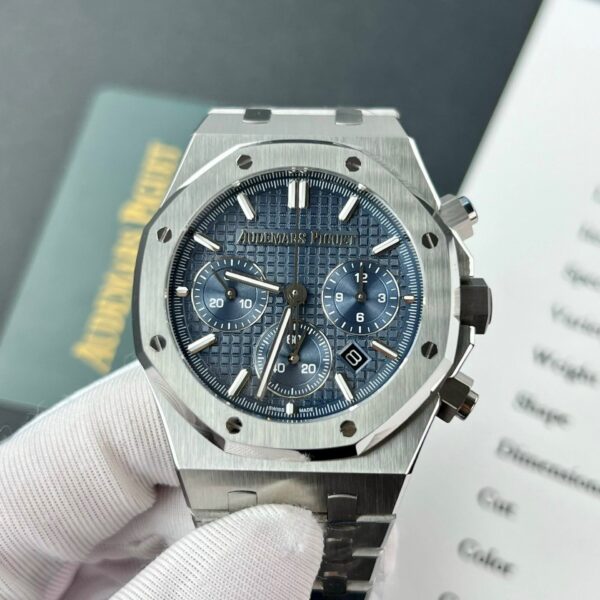 Audemars Piguet Royal Oak 26715ST Blue Dial Watch 38mm - Image 3