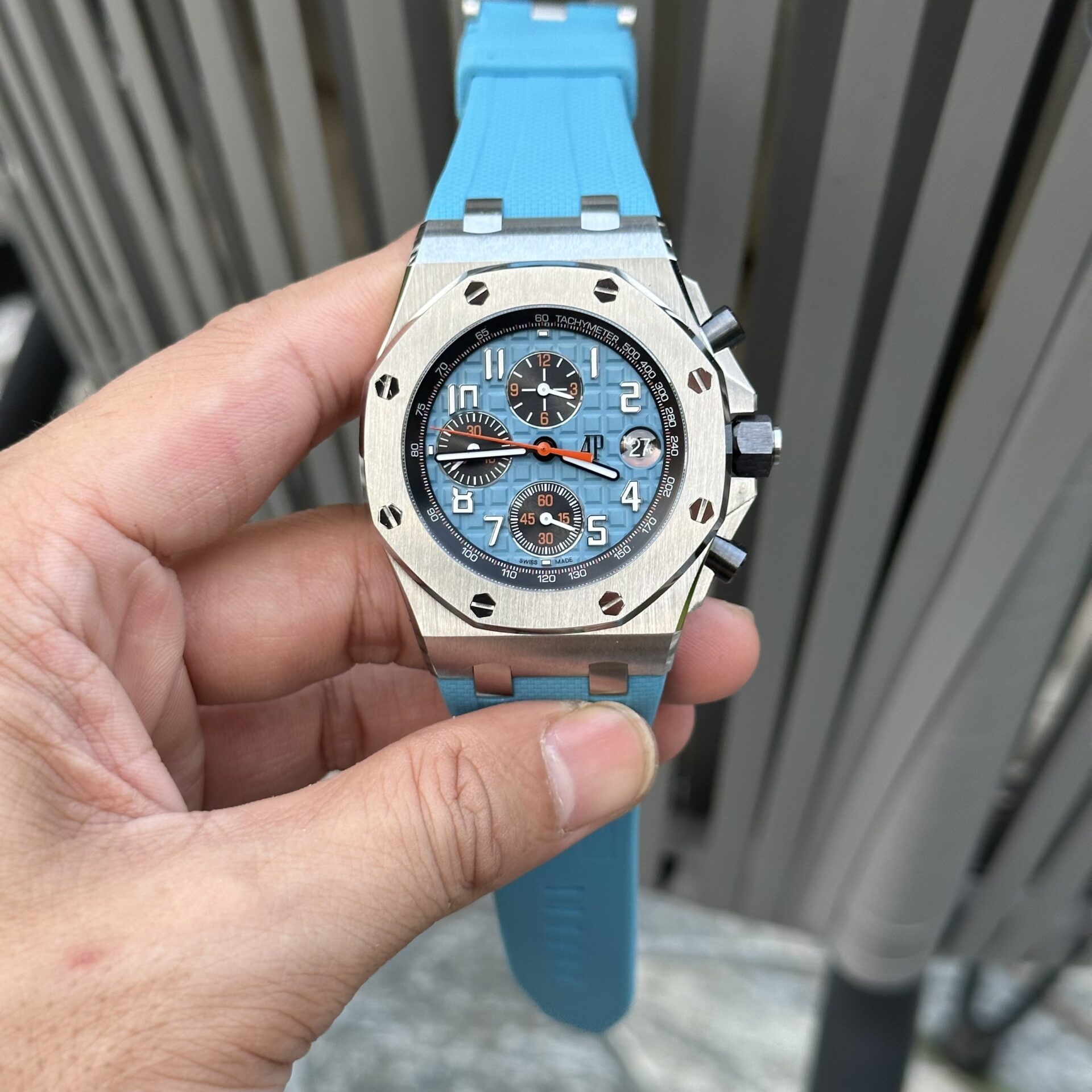Audemars Piguet Royal Oak Offshoe 26238ST Blue Watch 42mm