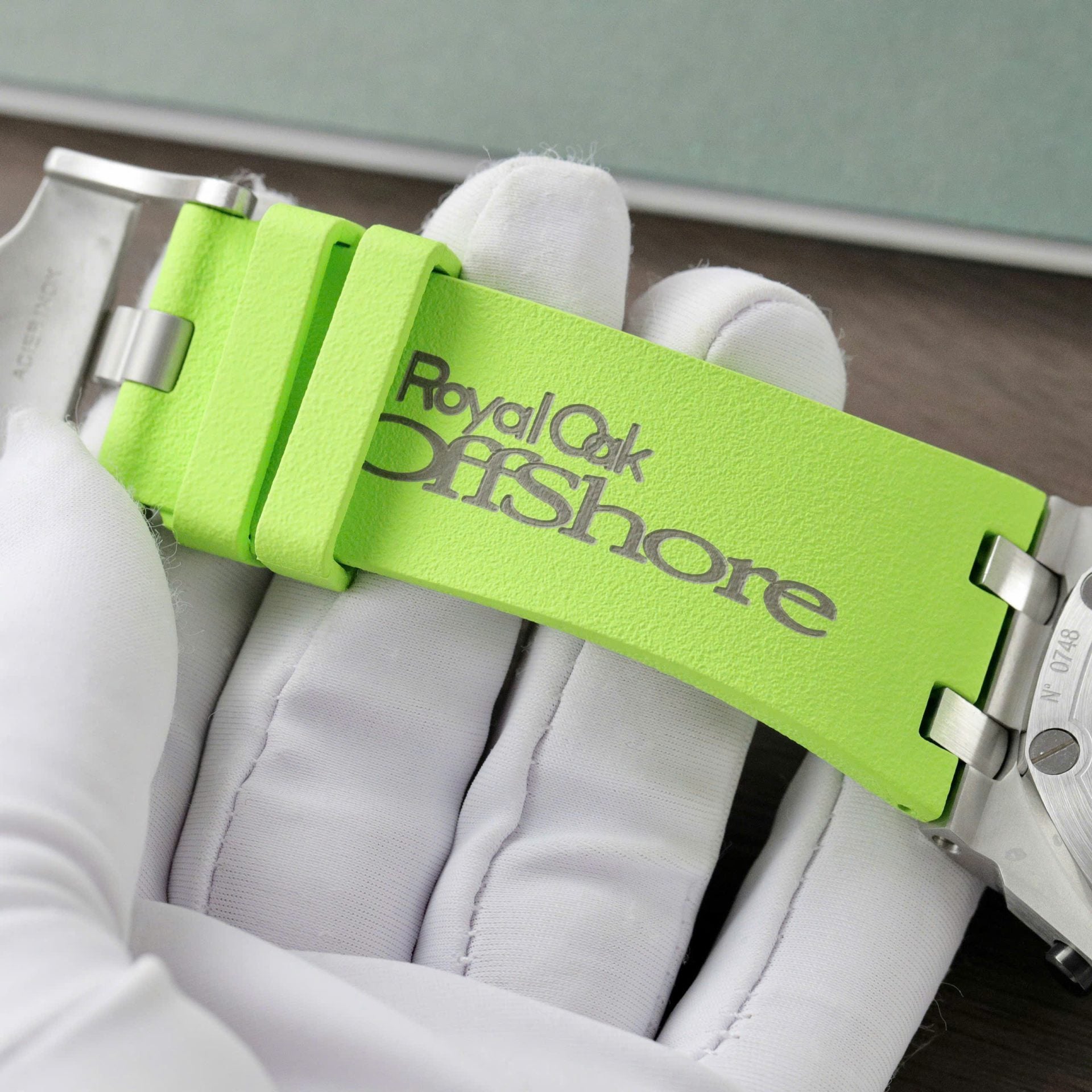 Audemars Piguet Royal Oak Offshore Chronograph Green Dial Watch 42mm - Image 8