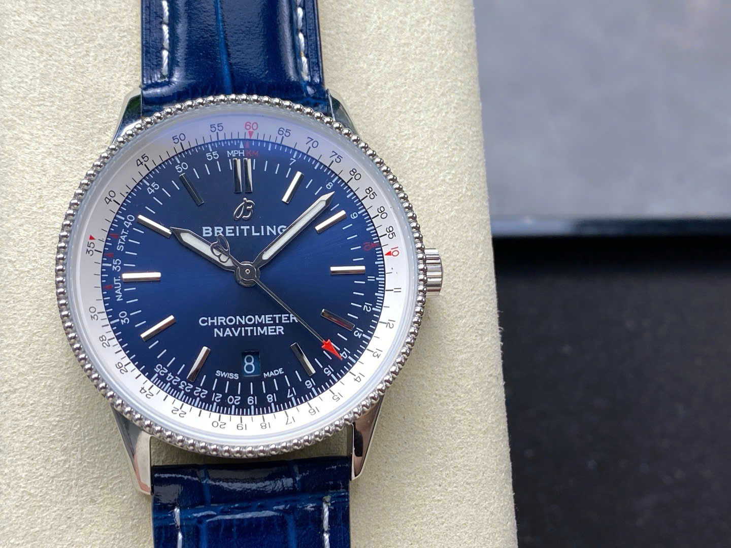 Breitling Navitimer Watch Blue Dial 41mm