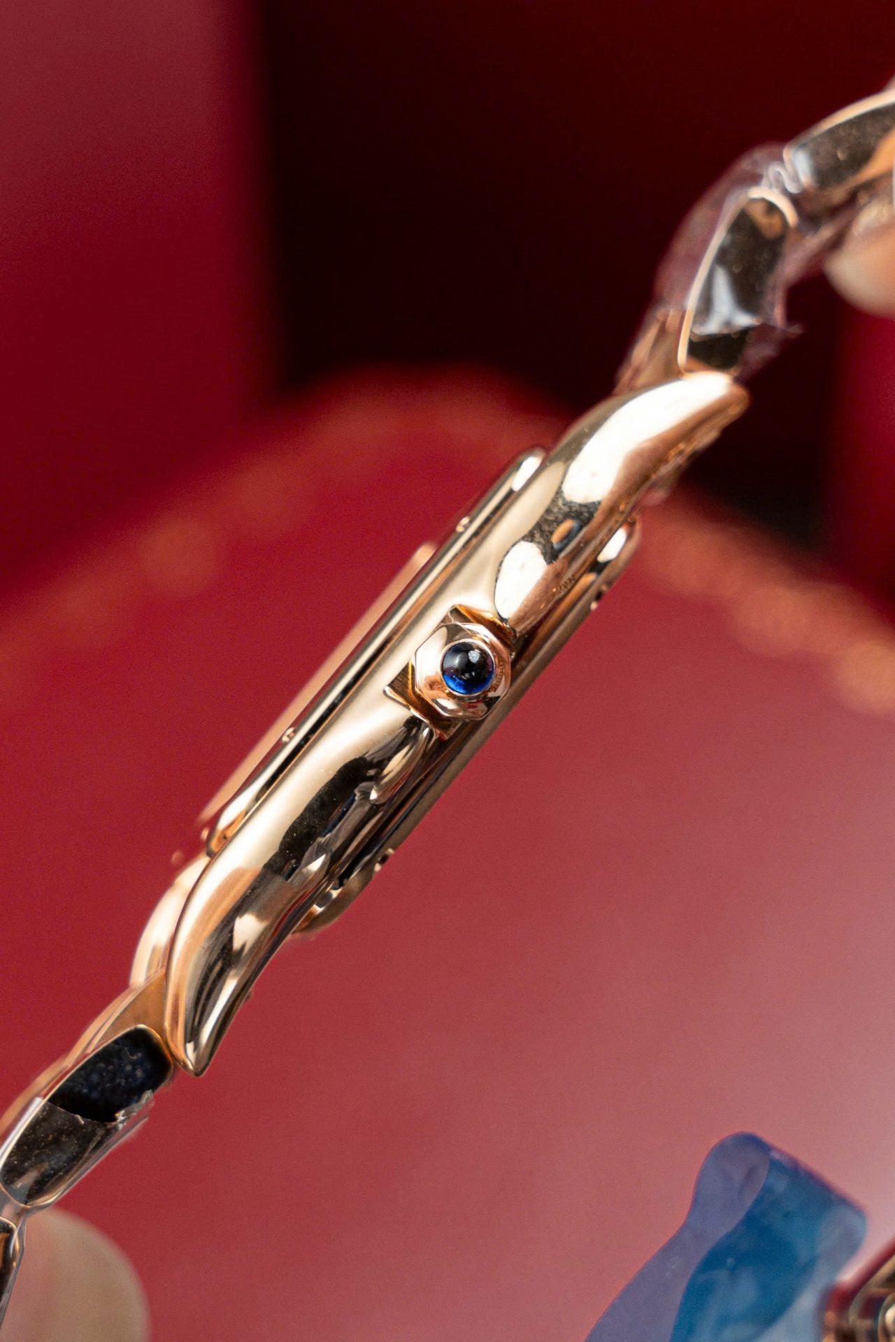 Cartier Panthere WJPN0009 Rose Gold Watch Bezel Diamonds Moissanite 27x37mm - Image 5