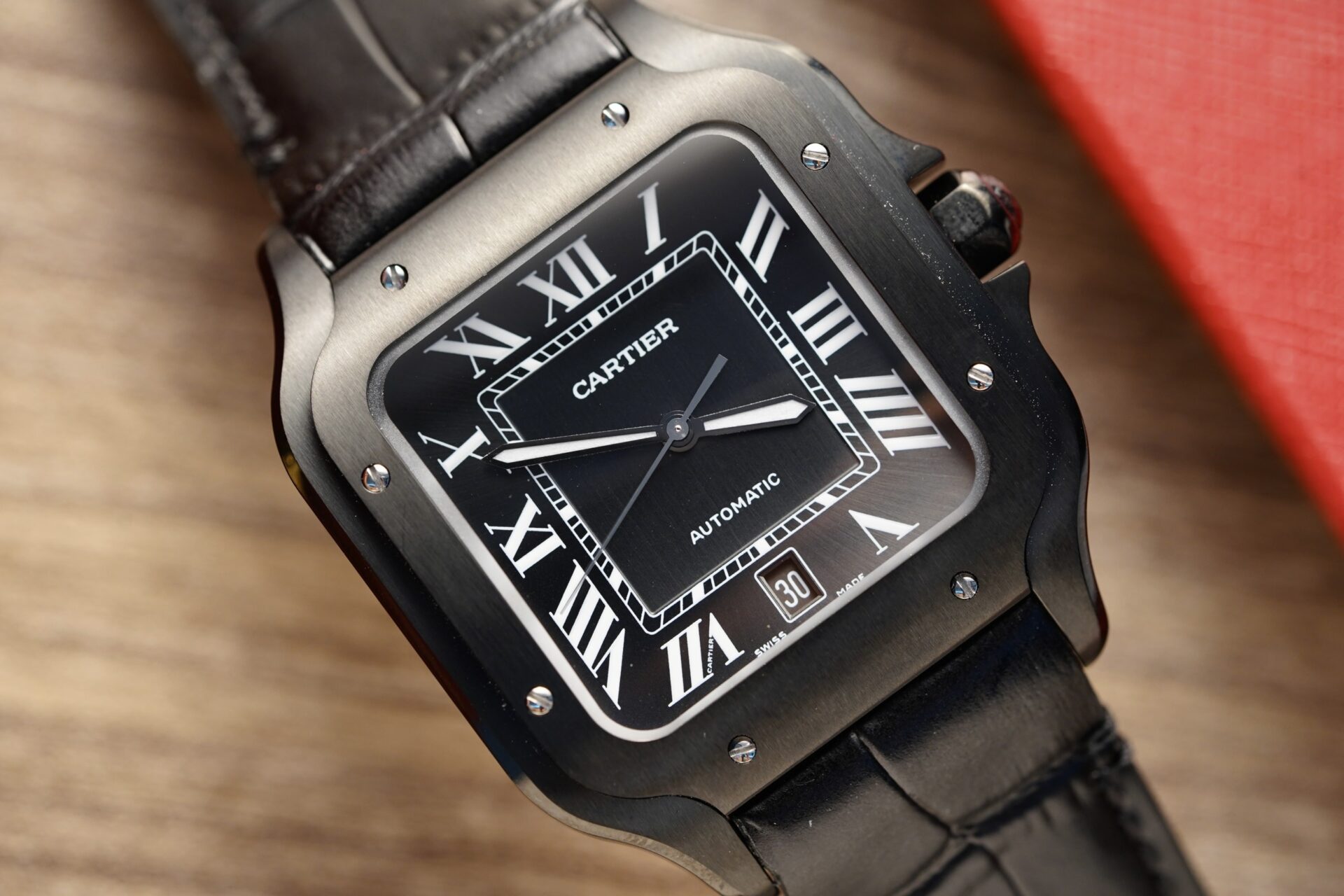Cartier Watch Santos De Cartier WSSA0039 Black Dial 39.8mm - Image 4