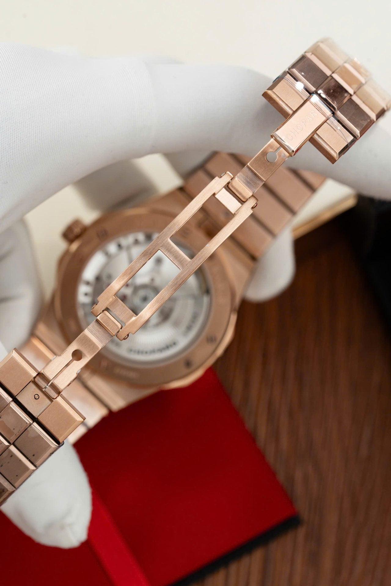 Chopard Alpine Eagle Rose Gold Watch Dial Green 41mm - Image 9