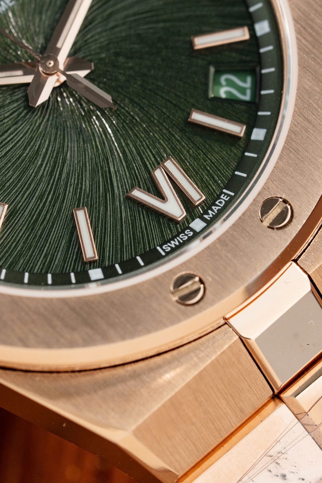 Chopard Alpine Eagle Rose Gold Watch Dial Green 41mm - Image 5