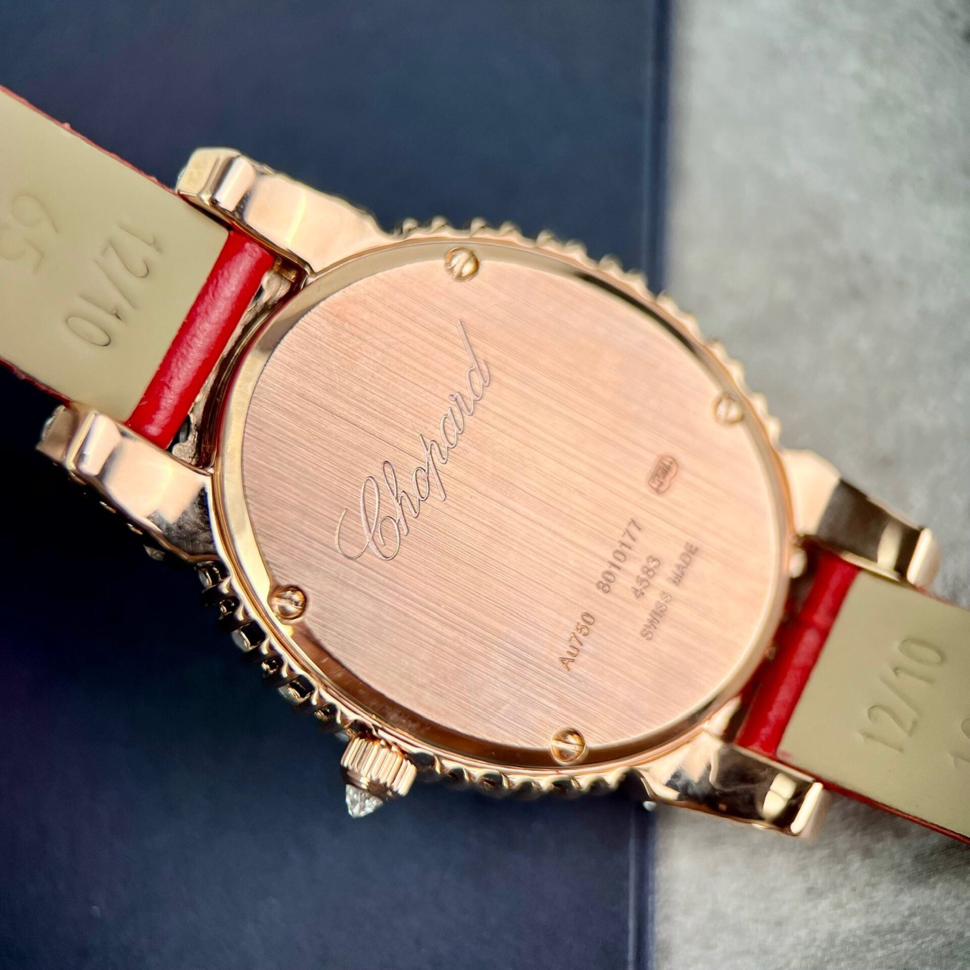 Chopard Full Moissanite Diamonds Watch Gold Wrapped 34mm - Image 6