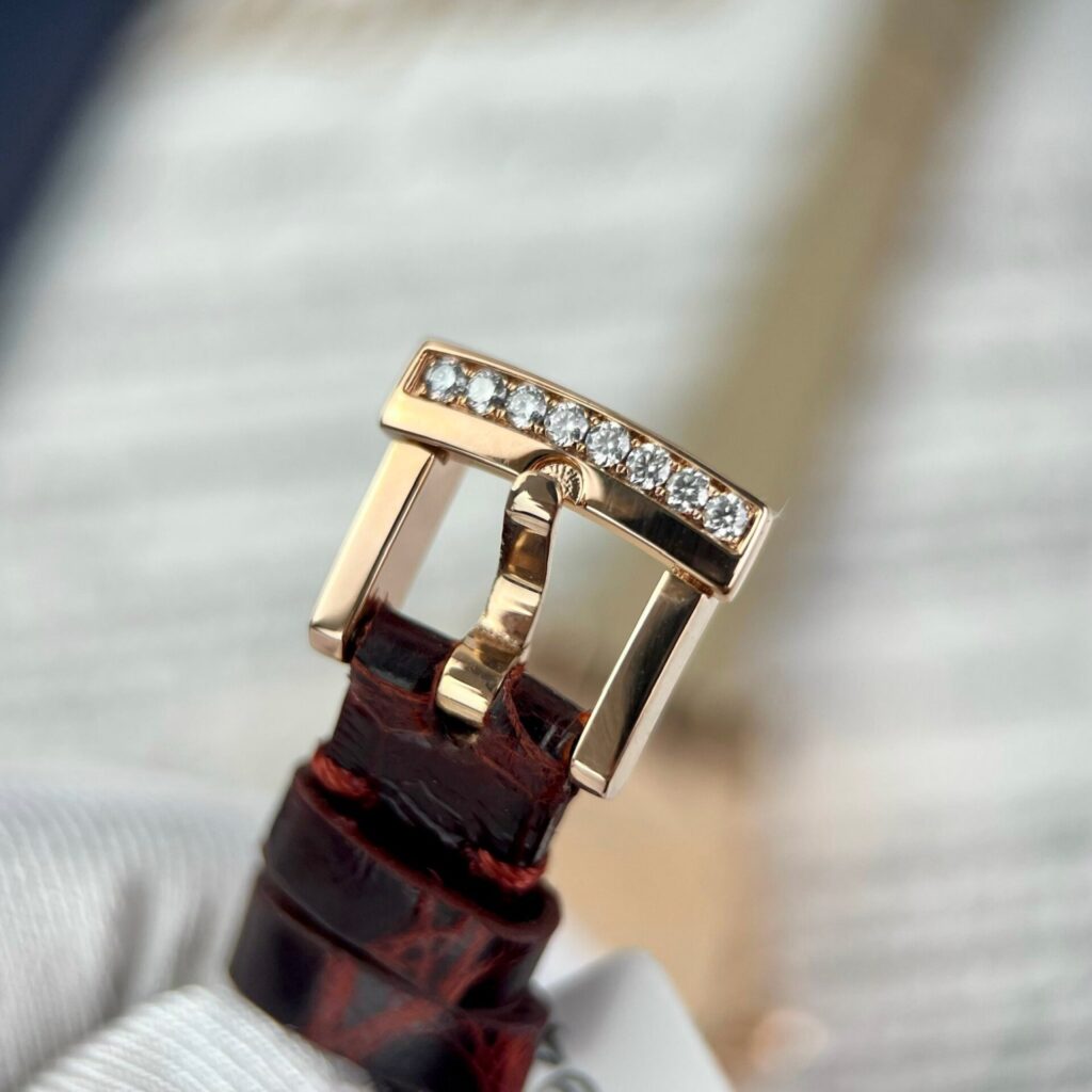 Đồng Hồ Chopard Đính Kim Cương Moissanite Siêu Cấp RoseGold 34mm (4)