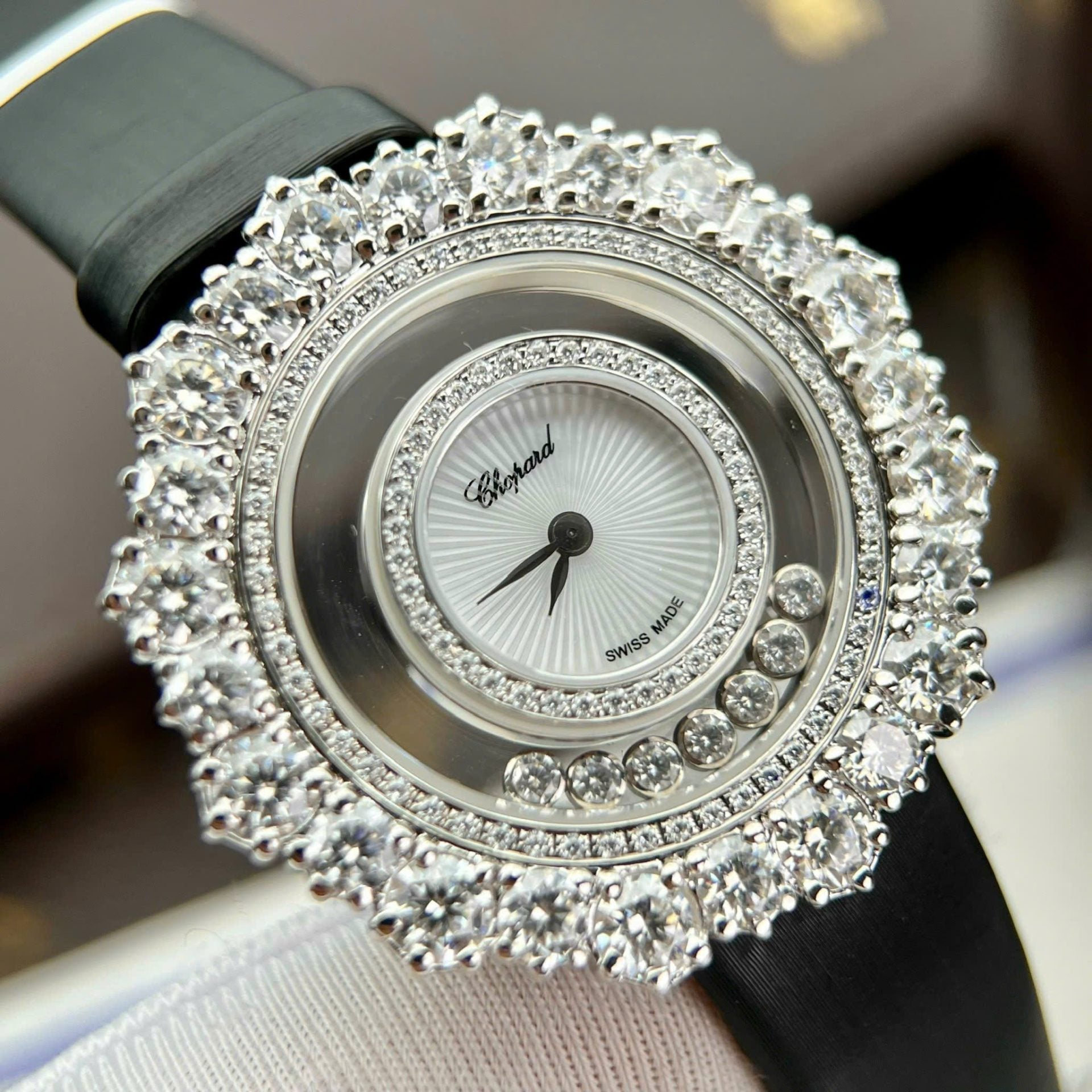 Chopard Happy Watch Diamonds Moissanite 36mm - Image 3