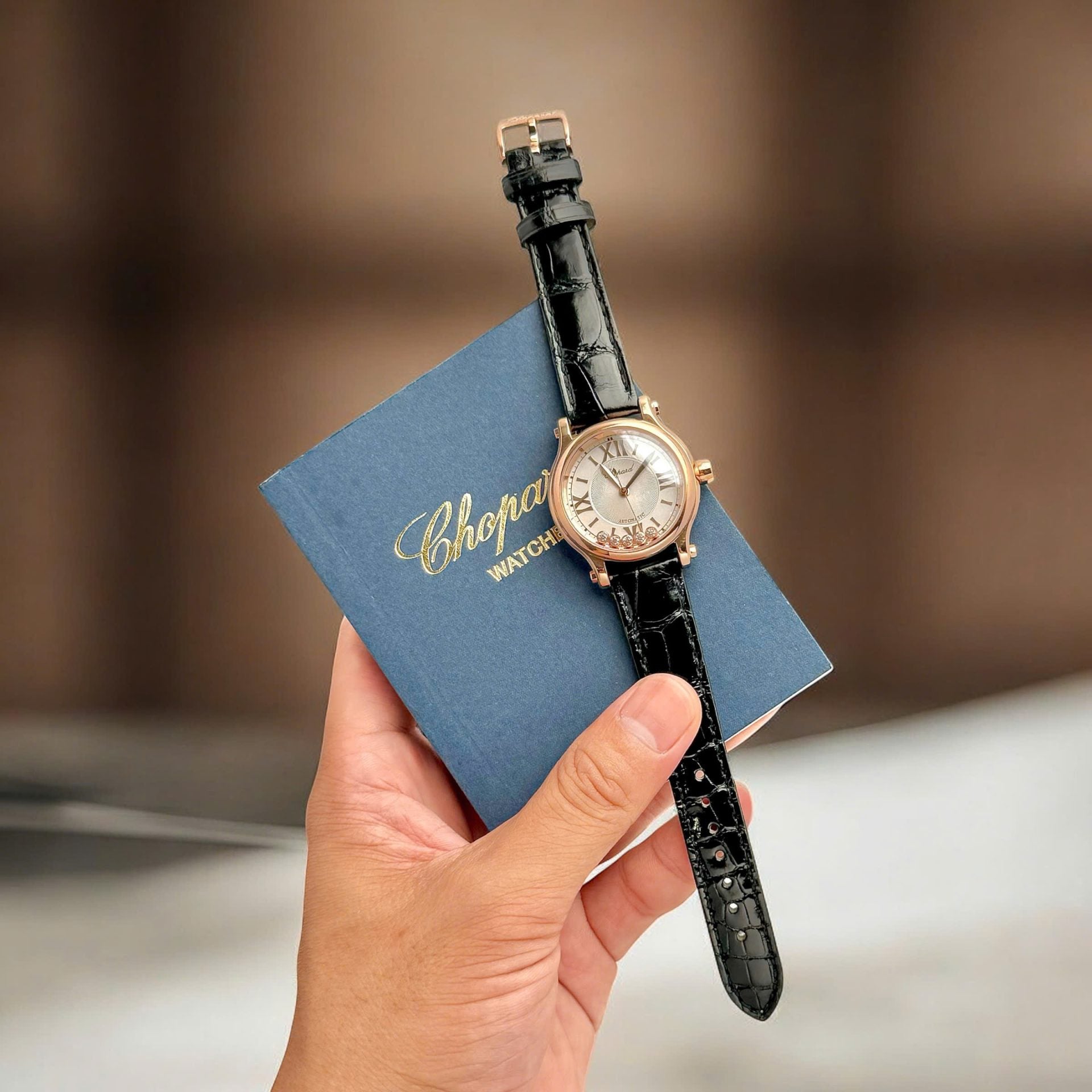 Chopard Happy Sport Women Luxury Watch Rose Gold Plated Automatic Movement 36mm - Image 2