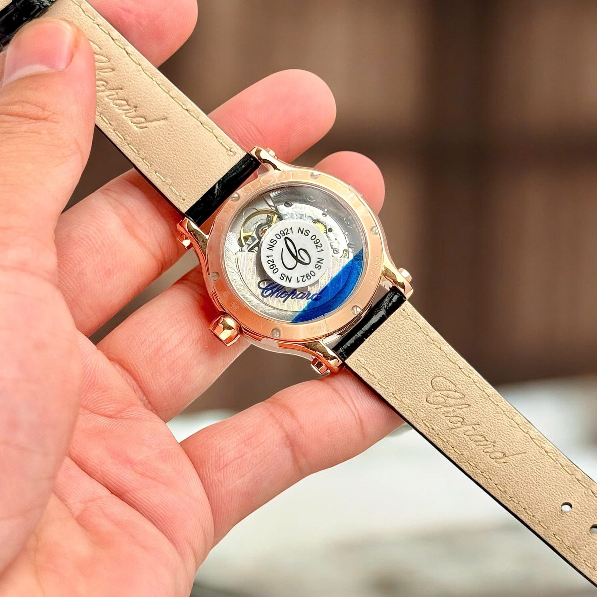 Chopard Happy Sport Women Luxury Watch Rose Gold Plated Automatic Movement 36mm - Image 7