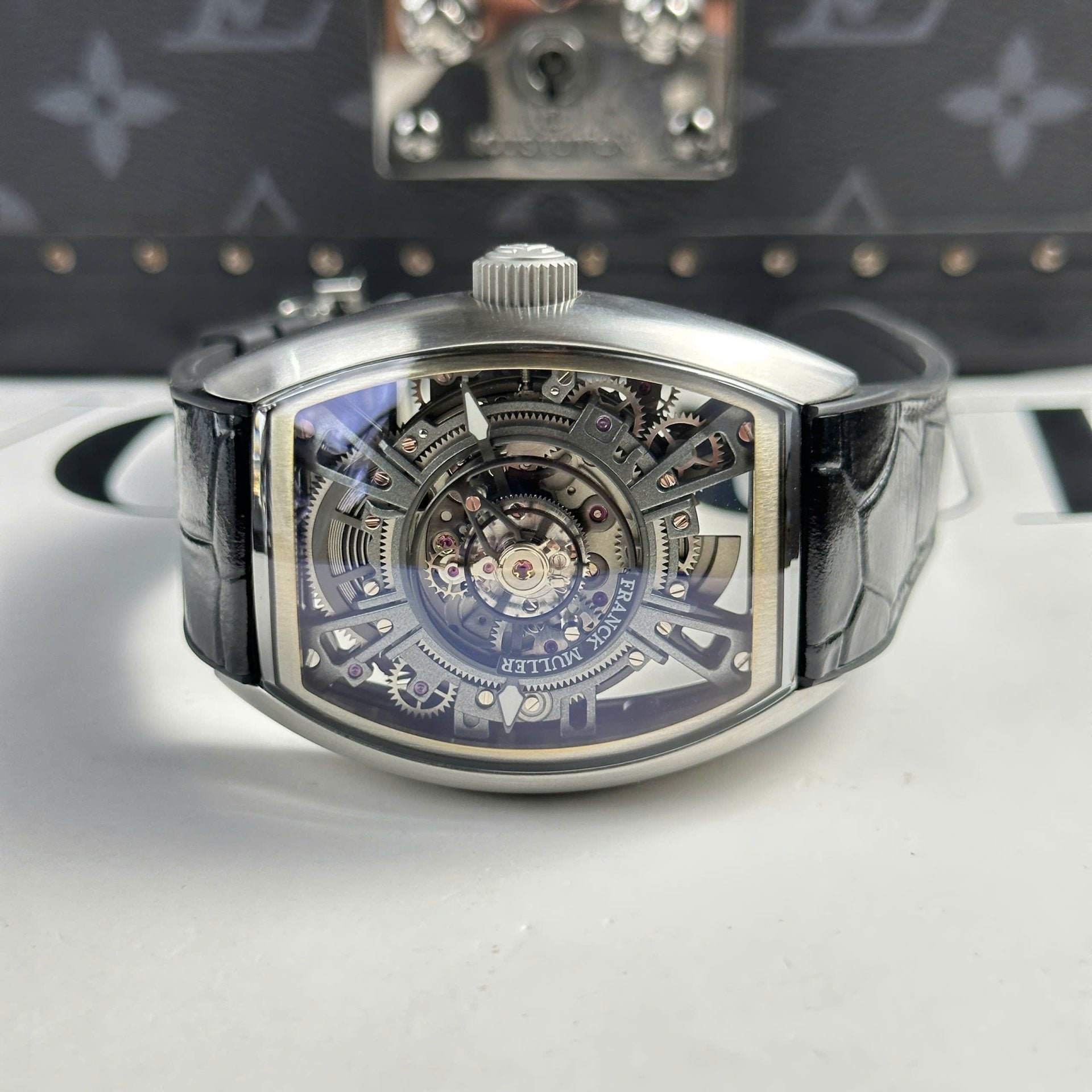 Franck Muller Watch Curvex CX Grand Central Tourbillon Skeleton 42x56mm - Image 4