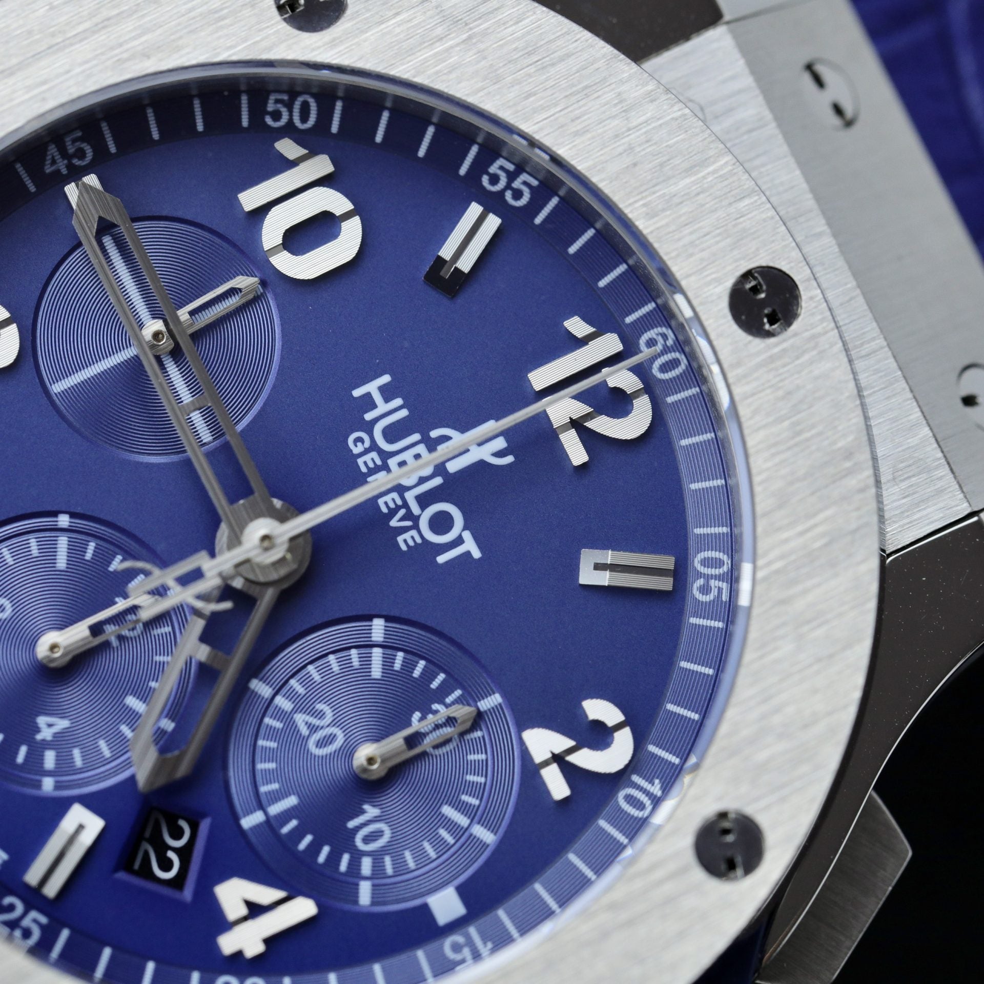 Hublot Watch Big Bang Chronograph Blue Dial 44mm - Image 5