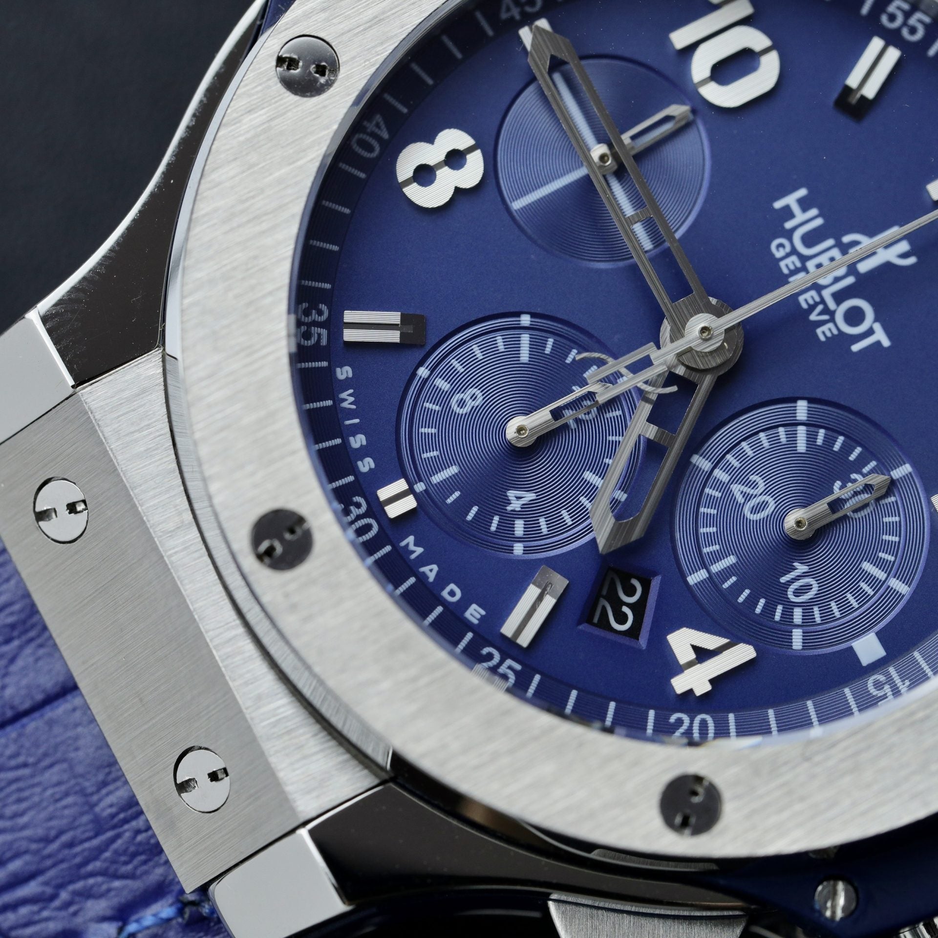Hublot Watch Big Bang Chronograph Blue Dial 44mm - Image 6