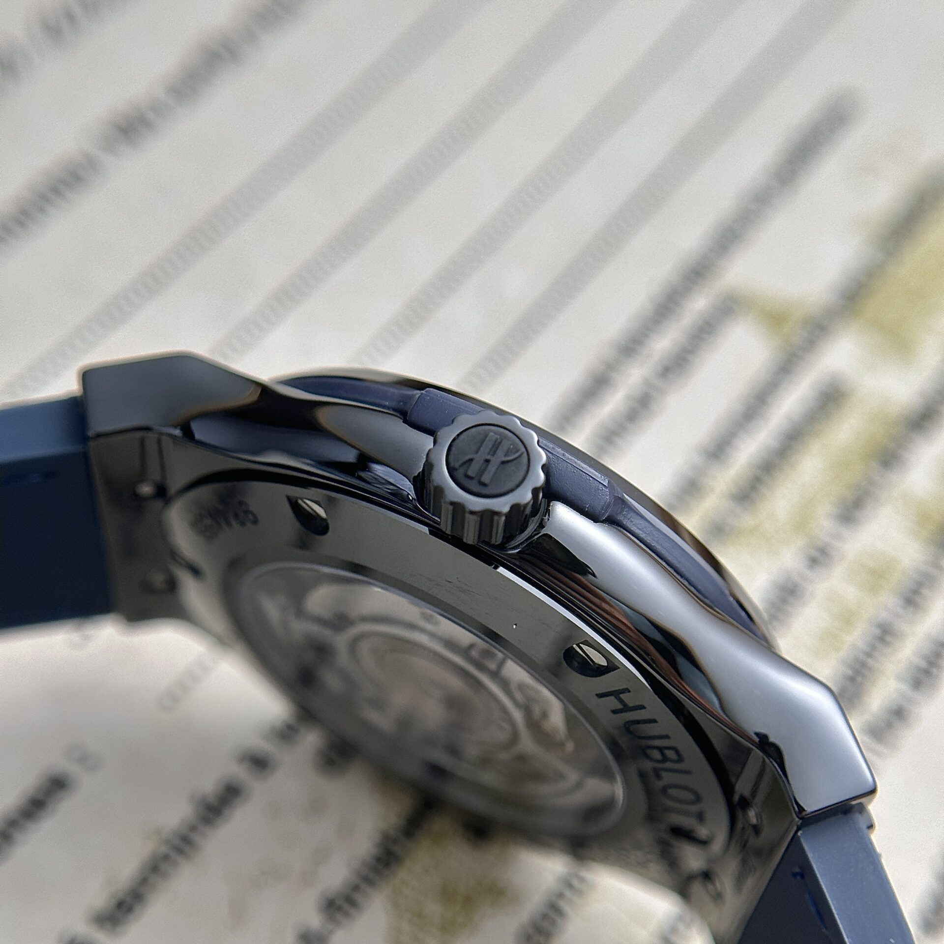 Hublot Classic Fusion Ceramic Blue Watch 42mm - Image 5