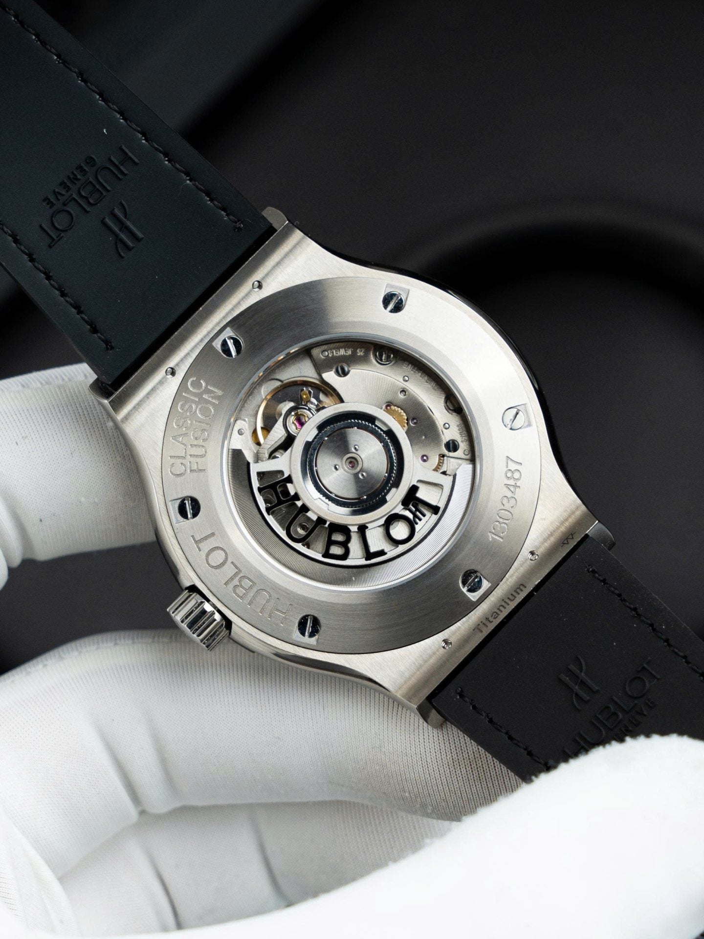 Hublot Classic Fusion Gray Dial Watch Natual Diamonds Automatic SW300 Movement 42mm - Image 8