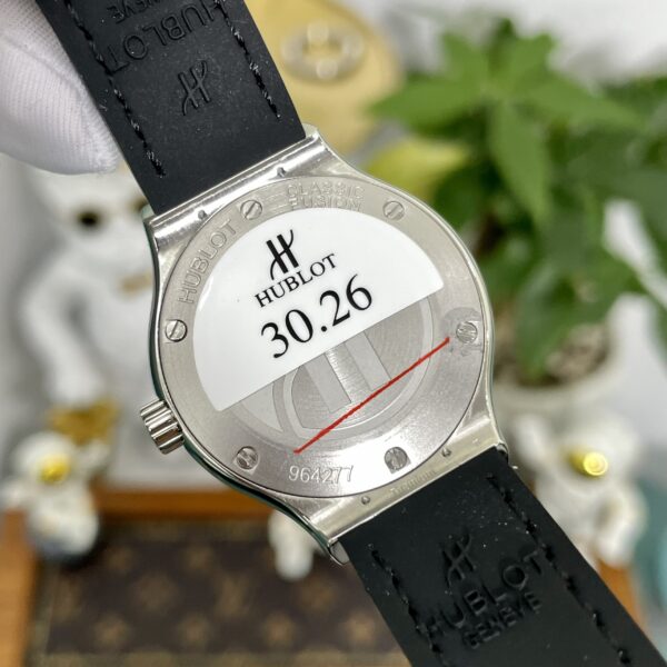 Hublot Watch Classic Fusion Moissanite Diamonds Black Dial 33mm - Image 6