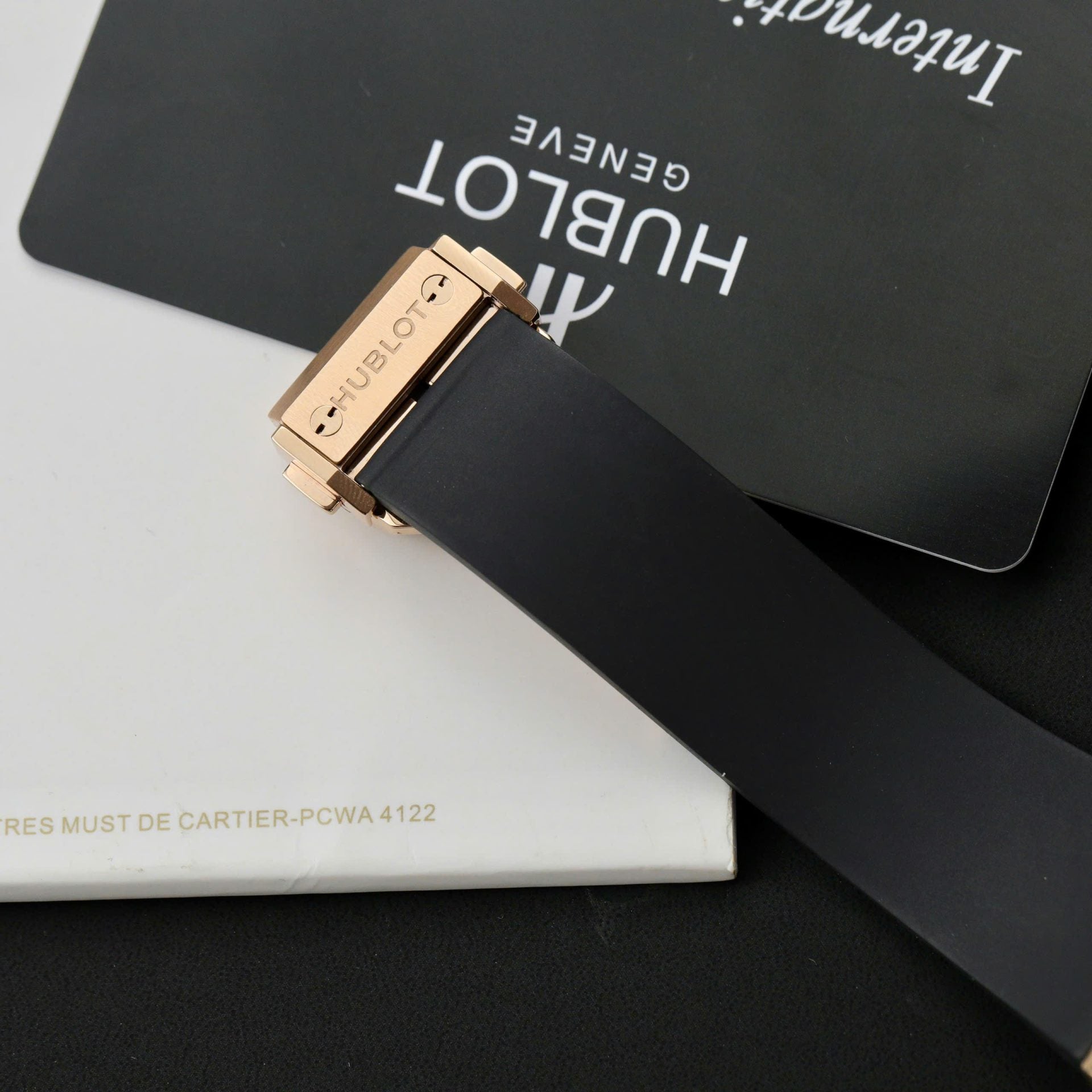 Hublot Orlinski King Gold Watch Full Moissanite Diamond 40mm - Image 9