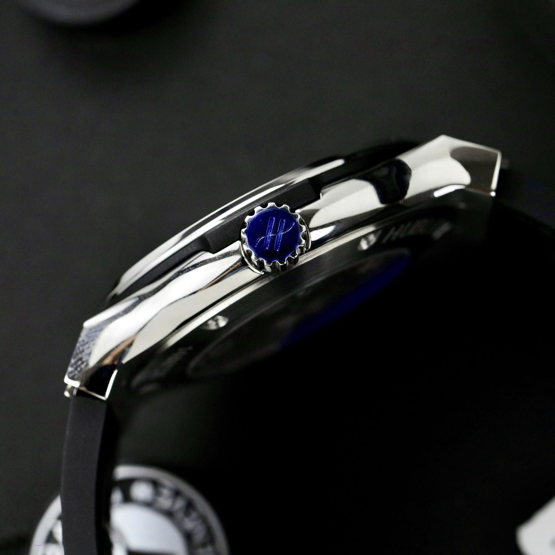 Hublot Classic Fusion Titanium Watch Black Dial Moissanite Diamonds 42mm - Image 5