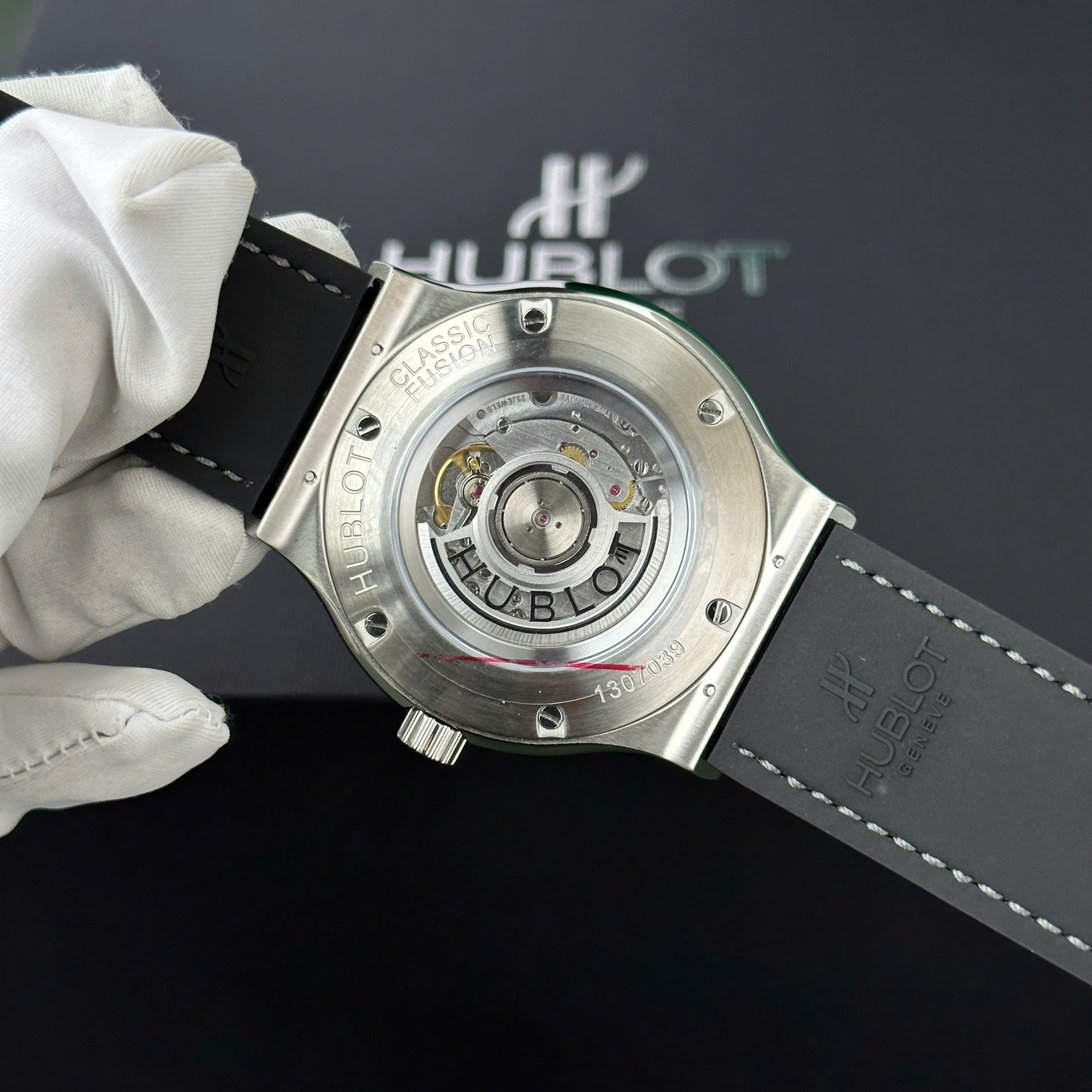 Hublot Classic Fusion Titanium Watch Gray Dial 45mm - Image 7