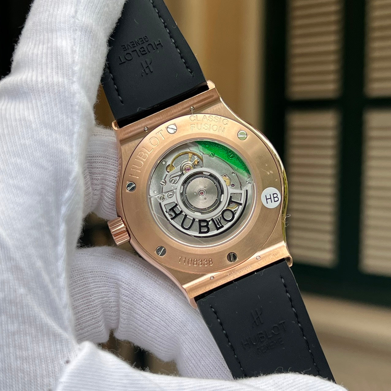 Hublot Classic Fusion King Gold Watch With Full Diamonds 42mm - Image 5