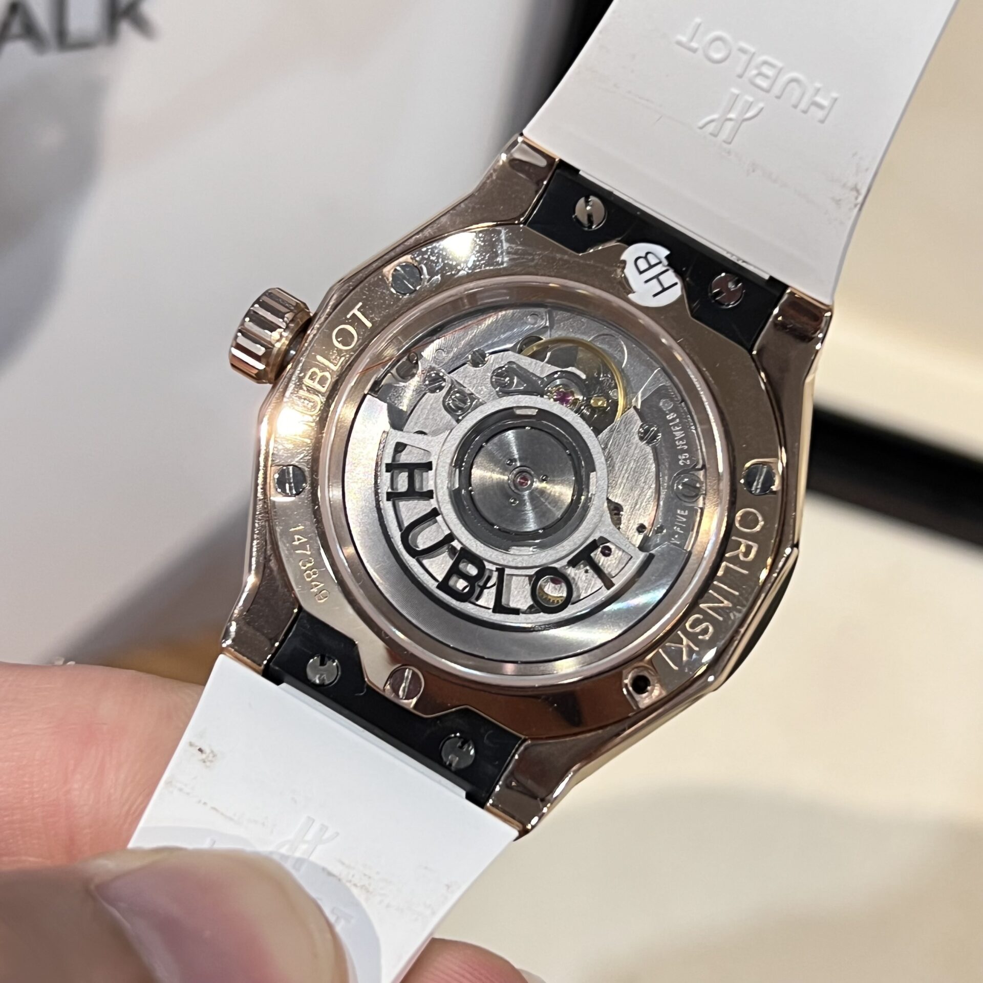 Hublot Orlinski King Gold Watch With Full Diamond Case White 40mm - Image 5