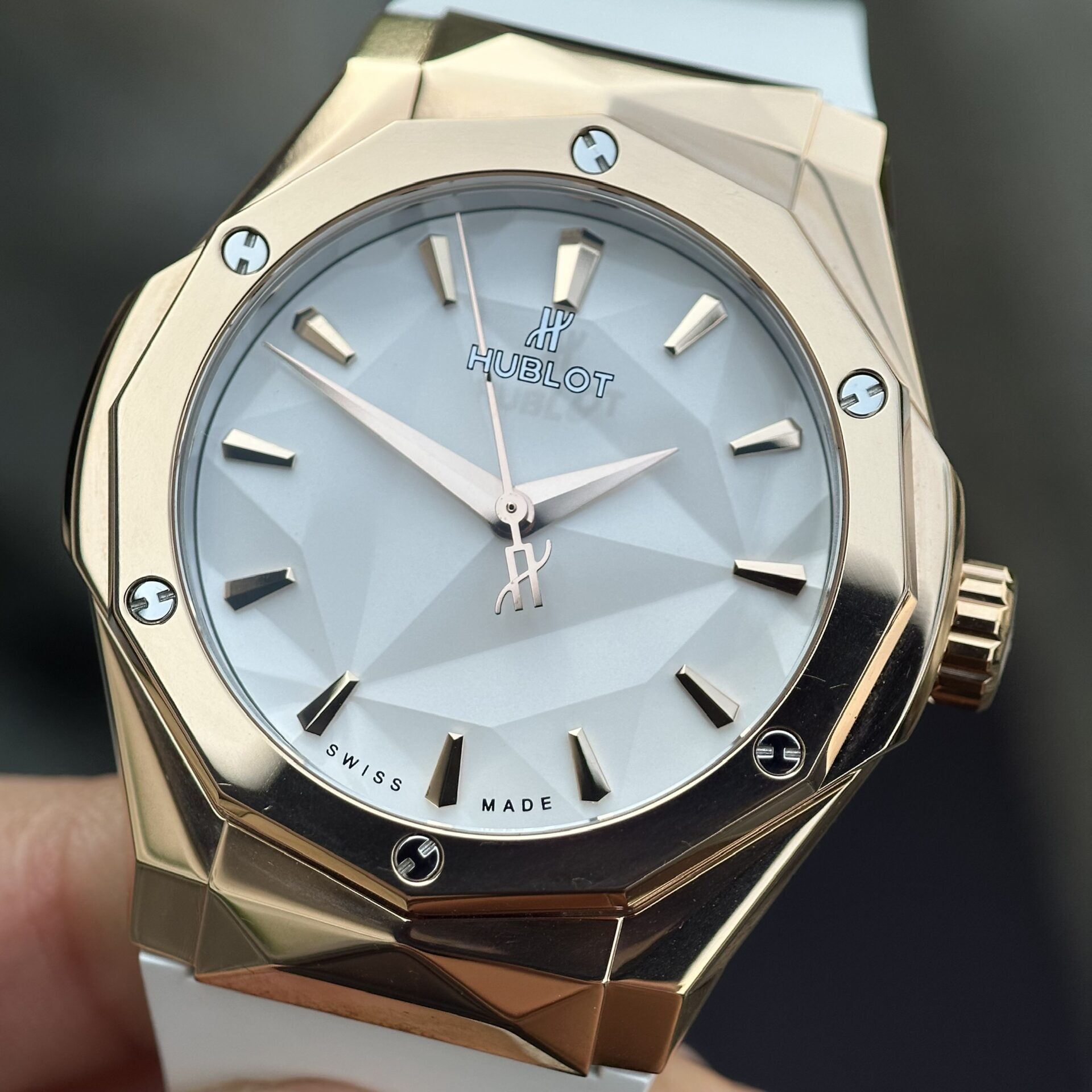 Hublot Watch Orlinski King Gold White Dial 40mm - Image 2