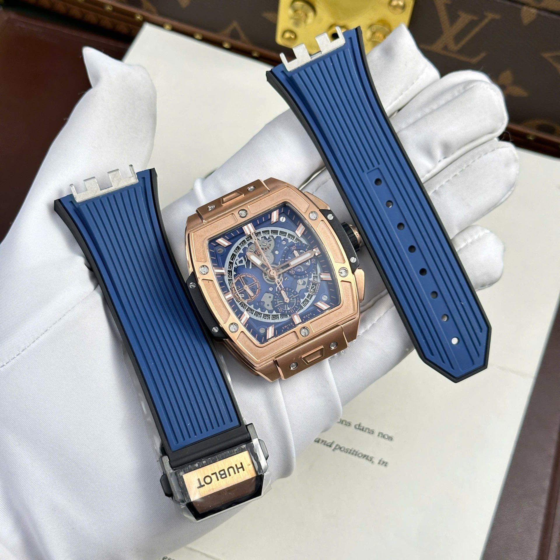Hublot Spirit Of Big Bang King Gold Watch Dial Blue 42mm