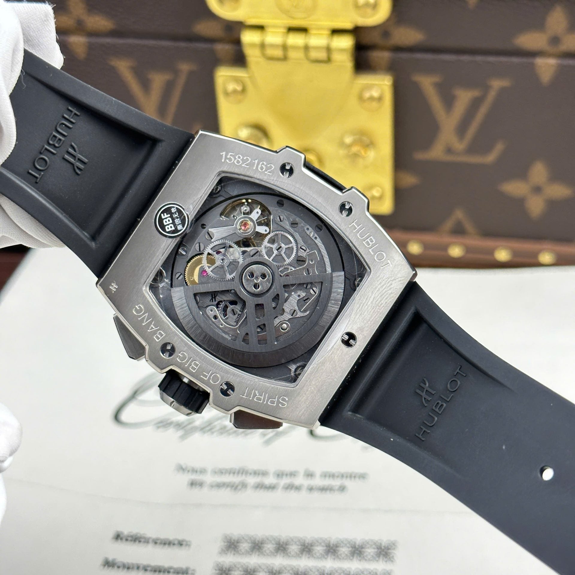Hublot Spirit Of Big Bang Titanium Watch Rubber Strap 42mm - Image 9