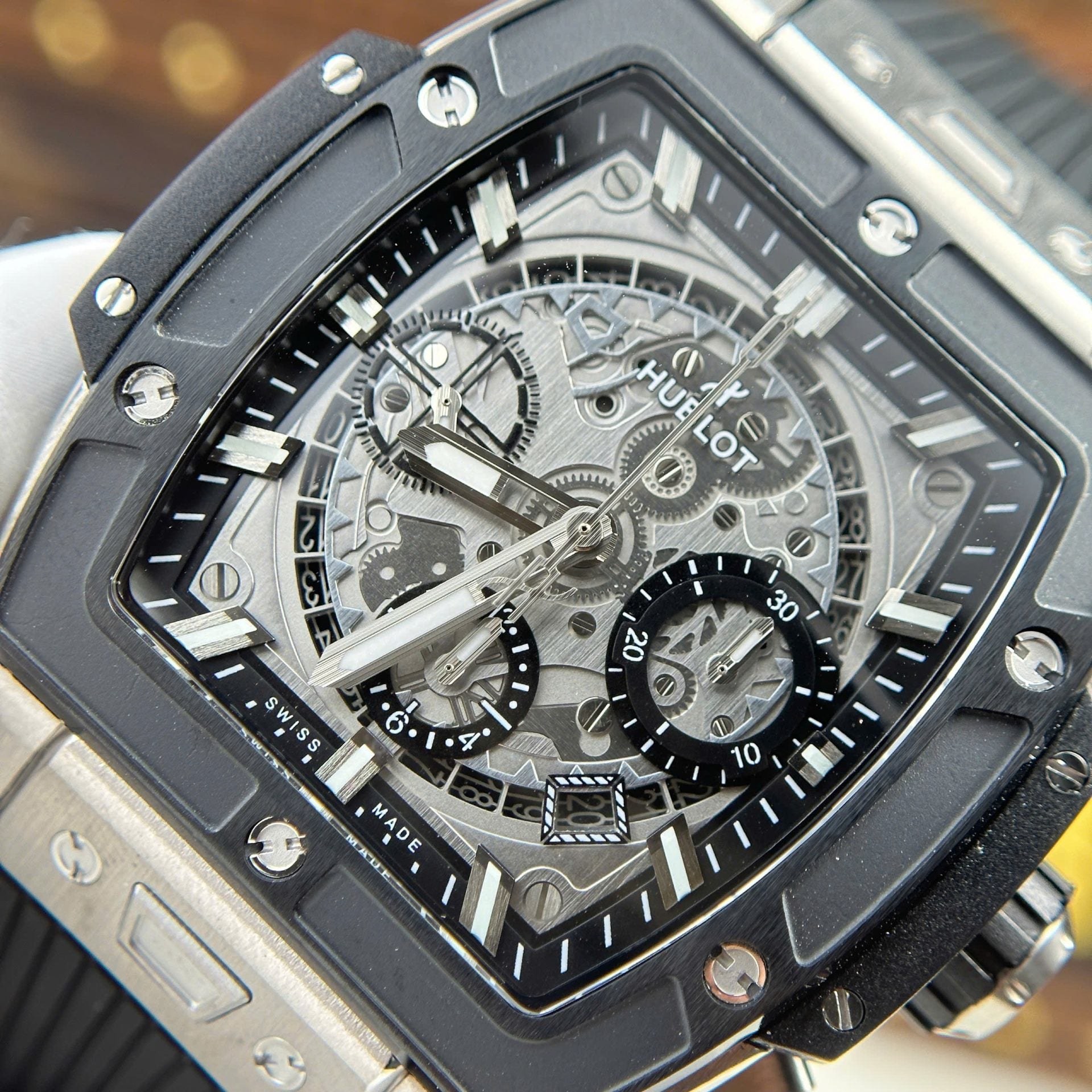 Hublot Spirit Of Big Bang Titanium Watch Rubber Strap 42mm - Image 4