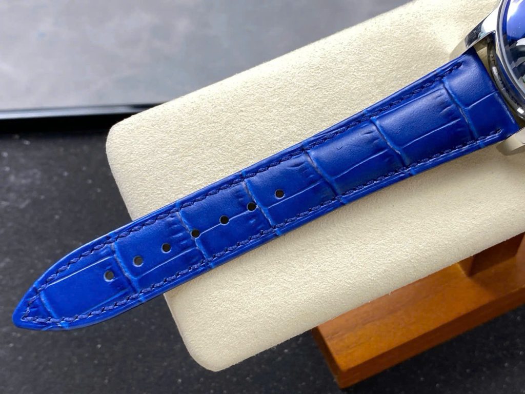 Đồng Hồ Jacob & Co Rồng Đen Replica Cao Cấp Nhất Dây Da Màu Xanh 45mm (1)