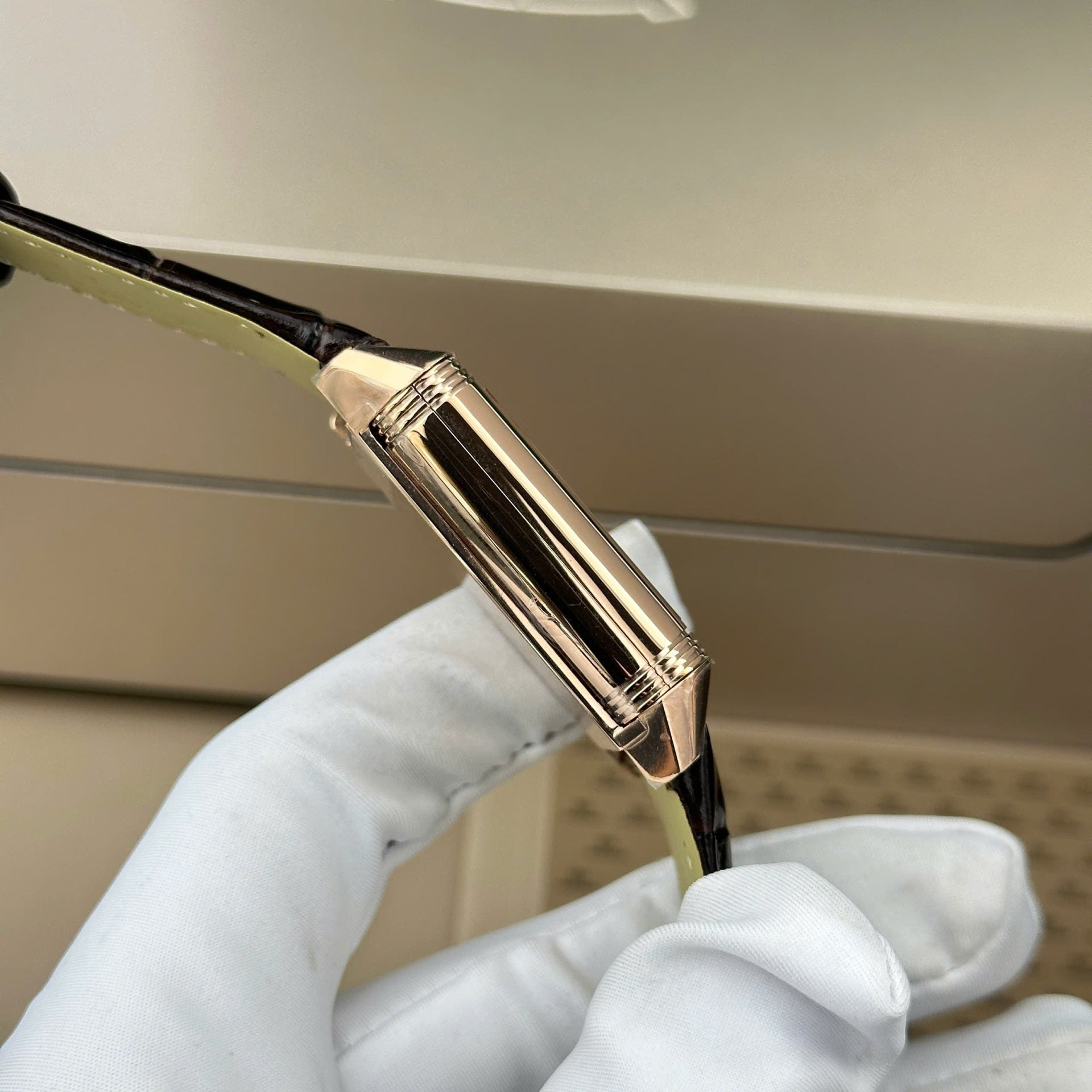 Jaeger LeCoultre Watch Tribute Small Seconds 2 Dial White And Gray 28.3x47mm - Image 8