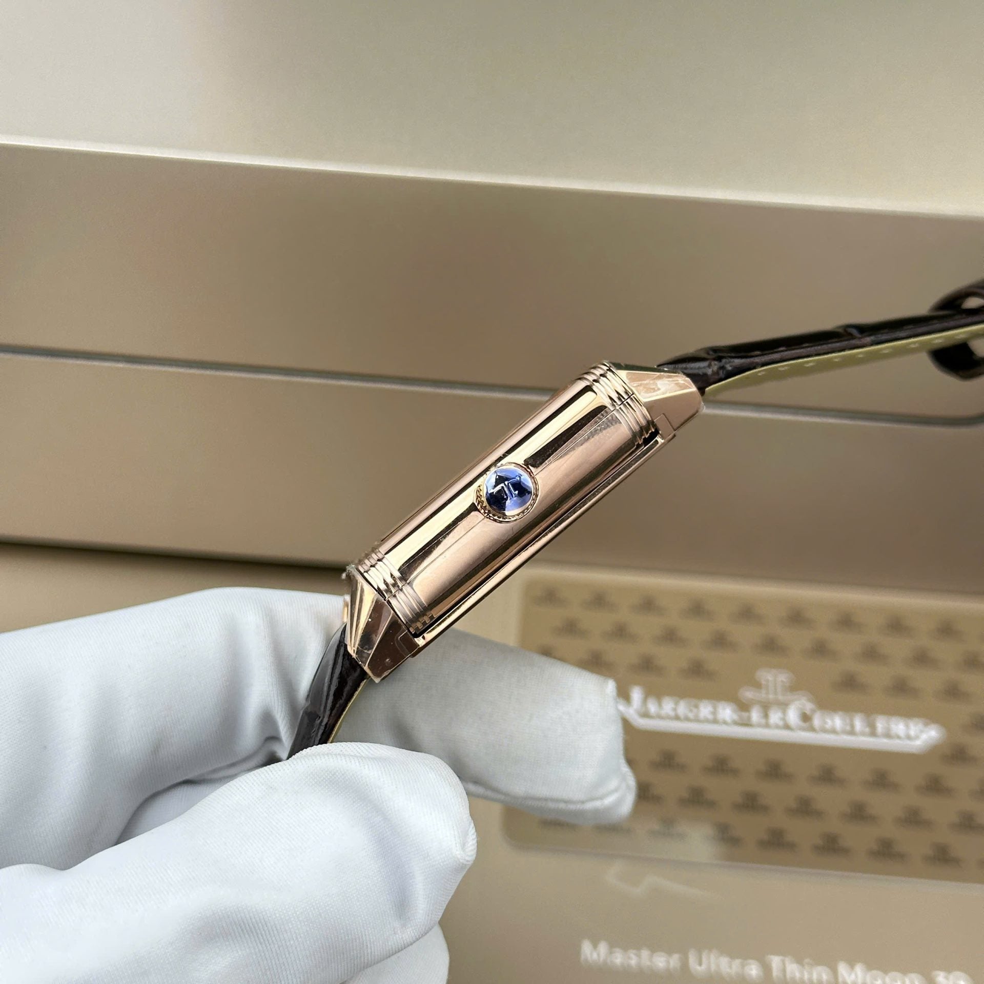 Jaeger LeCoultre Watch Tribute Small Seconds 2 Dial White And Gray 28.3x47mm - Image 7