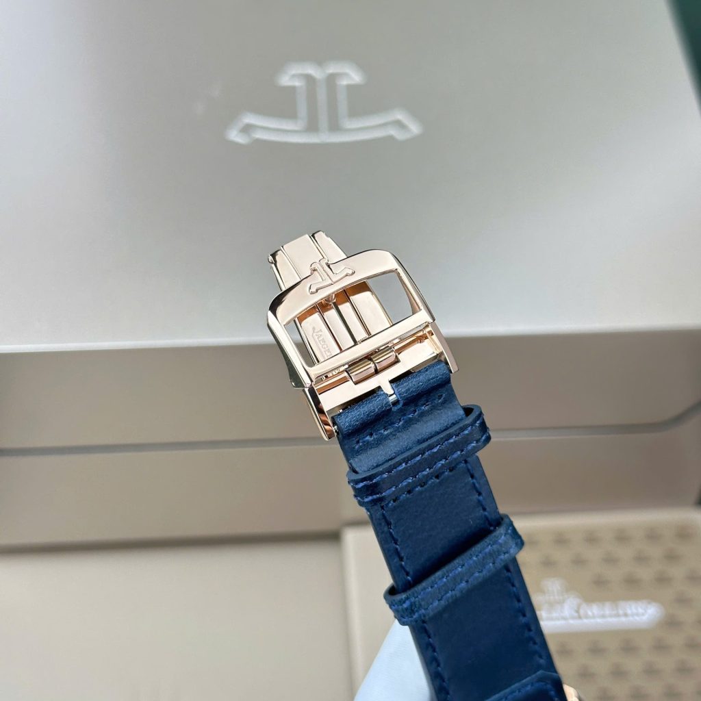 Đồng Hồ Jaeger LeCoultre Rep 11 Master Reverso Tribute Small Seconds 2 Mặt Xanh Blue Và Trắng 28 (2)