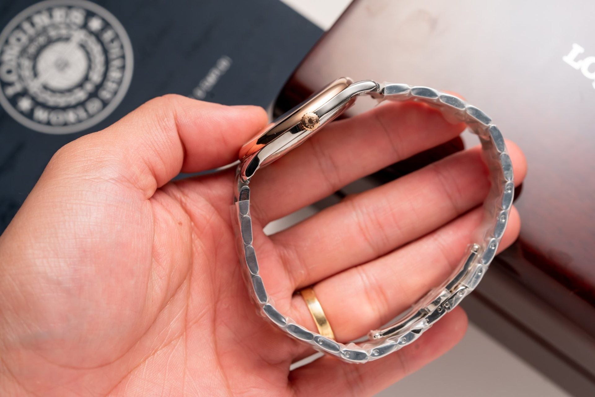 Longines L2.628.5.11.7 Watch Demi Rose Gold 38.5mm - Image 4