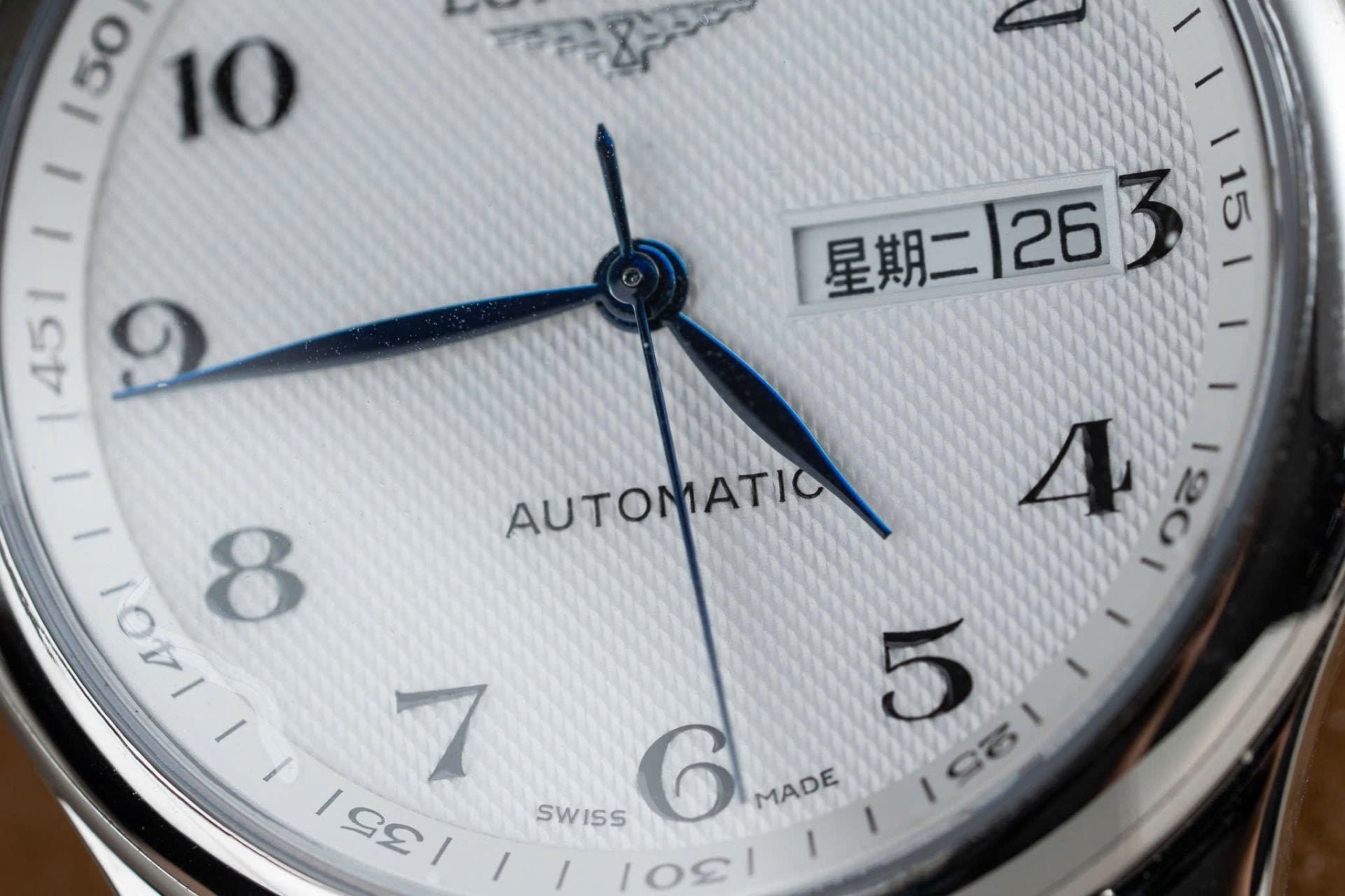 Longines Watch White Dial Metal Wire 38.5mm - Image 8