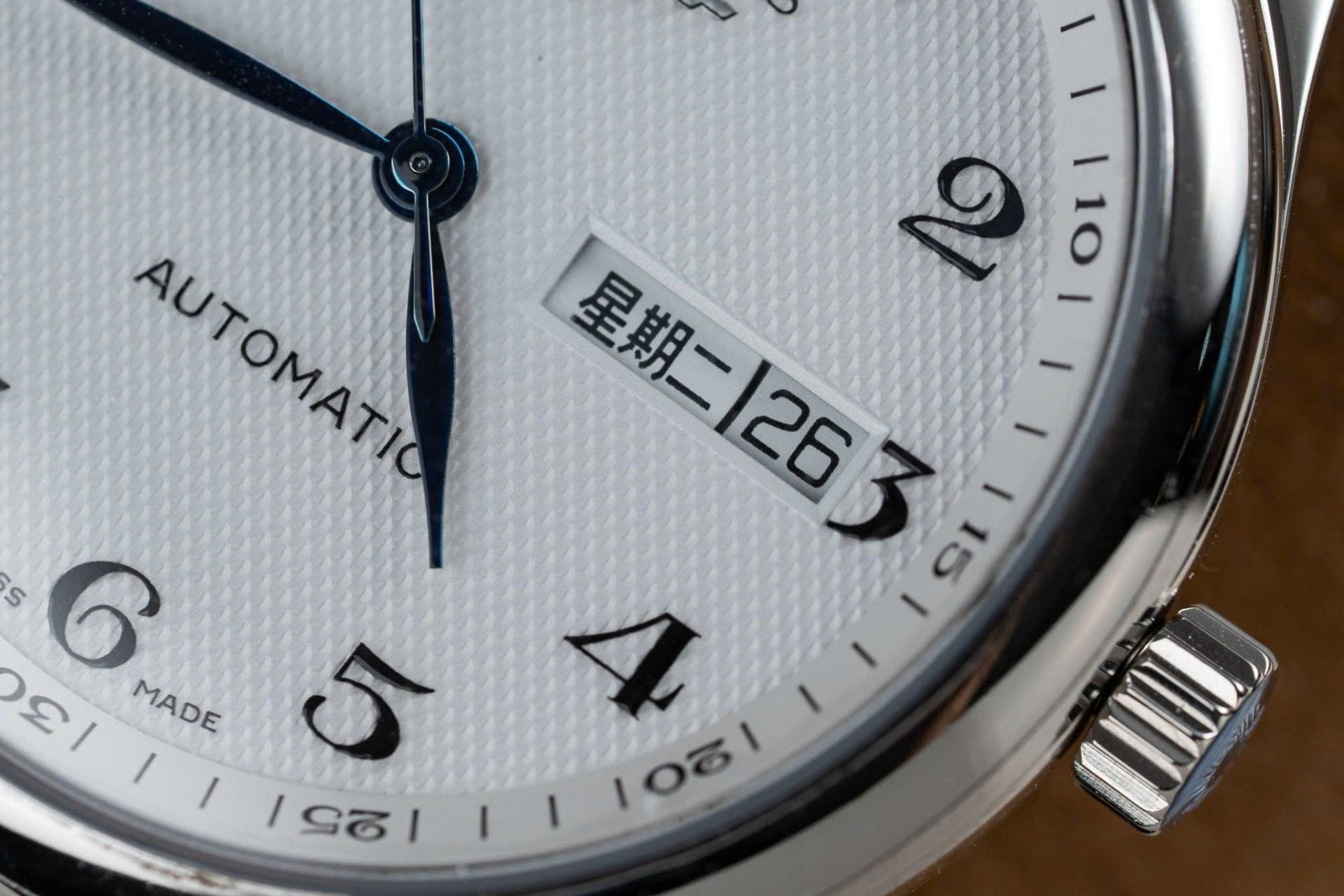 Longines Watch White Dial Metal Wire 38.5mm - Image 7