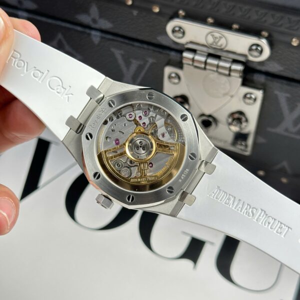 Audemars Piguet Royal Oak 15500 Watch White Dial 41mm - Image 10