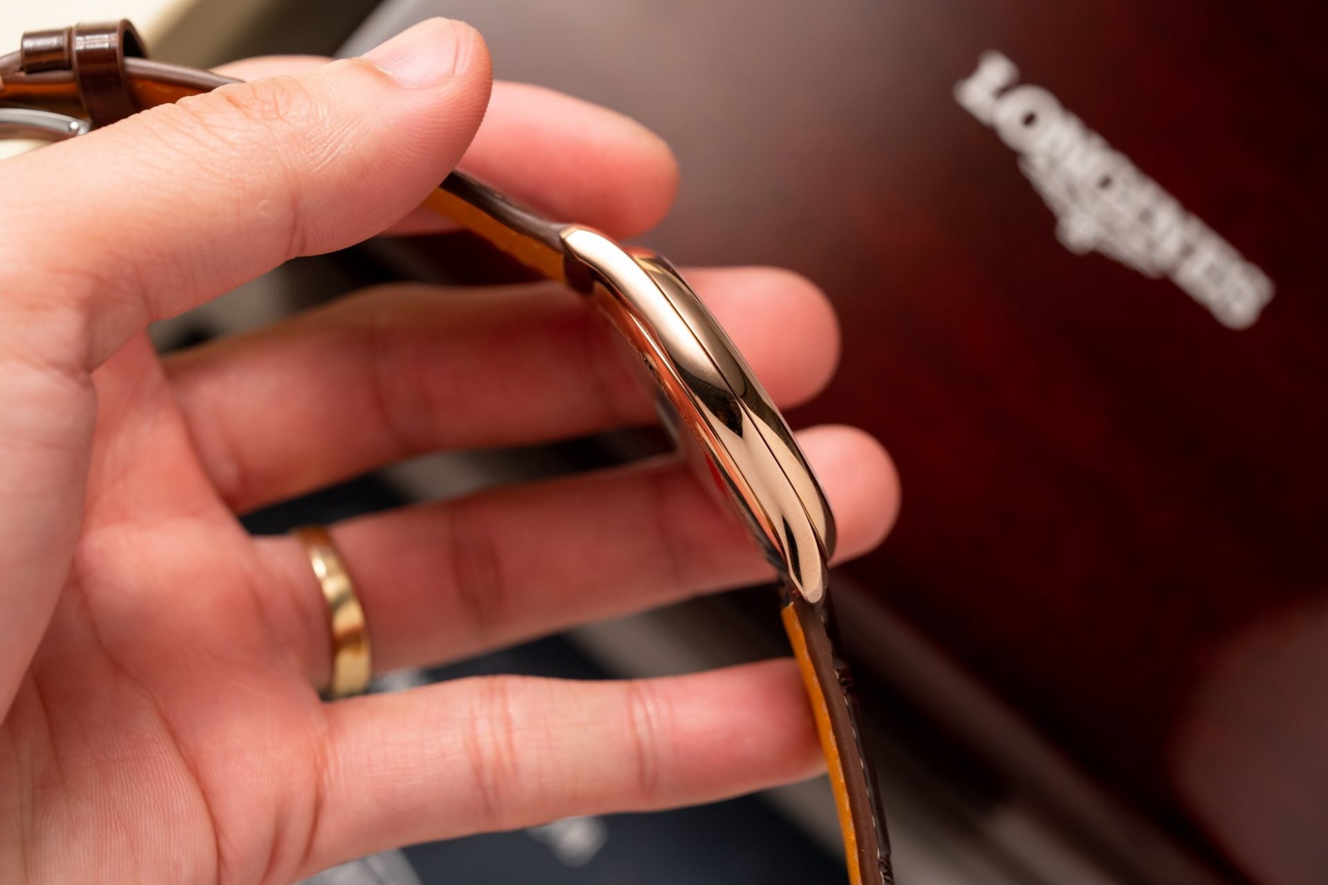 Longines Watch L2.628.5.78.7 White Dial Leather Strap 38.5mm - Image 6