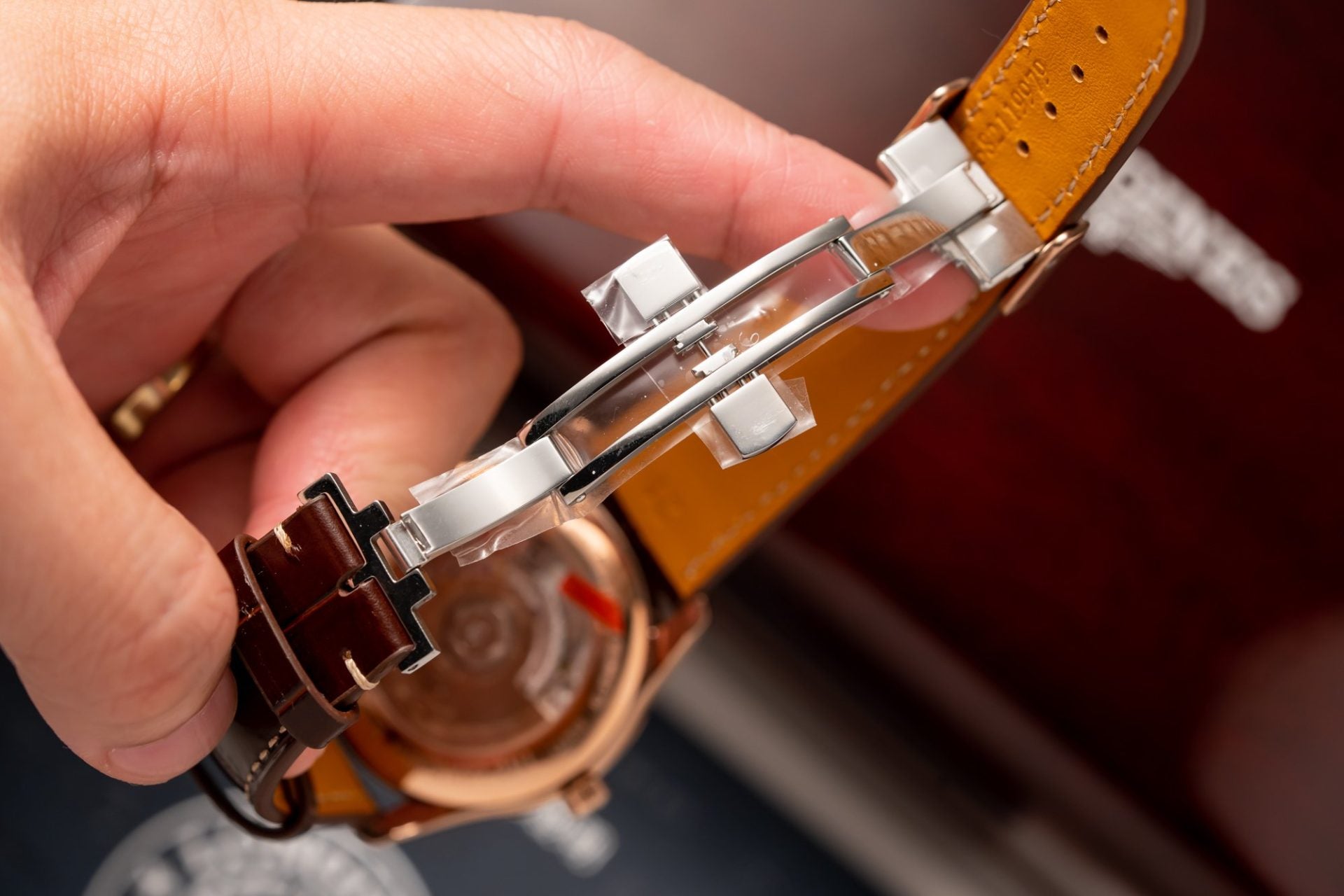 Longines Watch L2.628.5.78.7 White Dial Leather Strap 38.5mm - Image 8