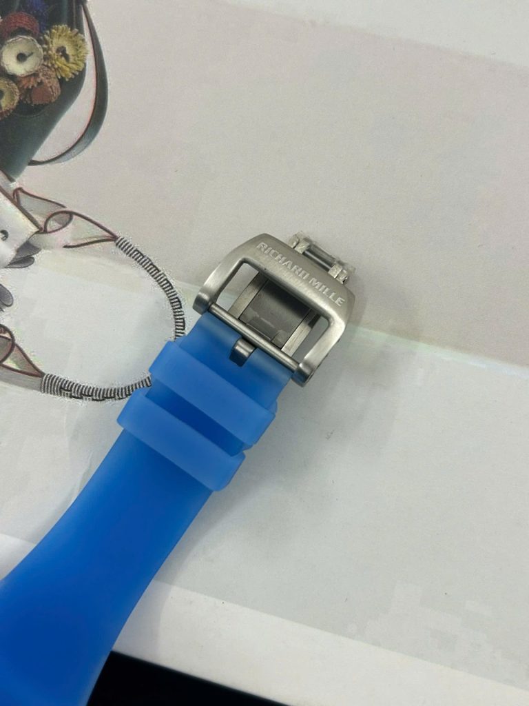 Đồng Hồ Nam Richard Mille Chế Tác RM12-01 Tourbillon Vỏ Sapphire Xanh 44mm (2)