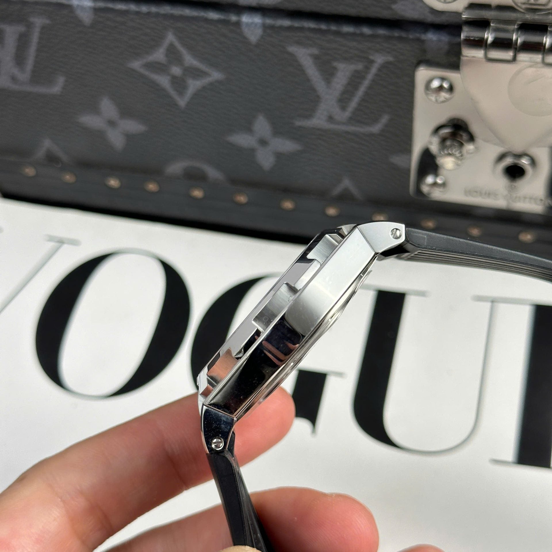 Vacheron Constantin Watch Overseas Dual Time 47450 Gray 42mm - Image 9